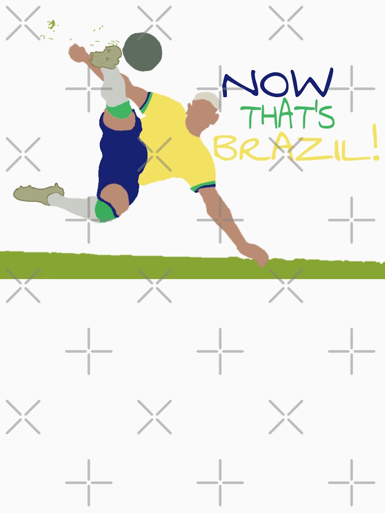 "Now That's Brazil!" football Richarlison Scissor kick illustration. by The Third House