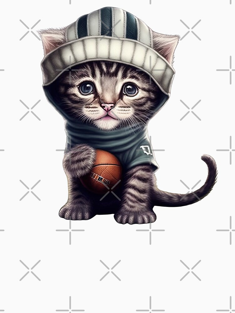 Cat basketball by AnimalArtPhotos