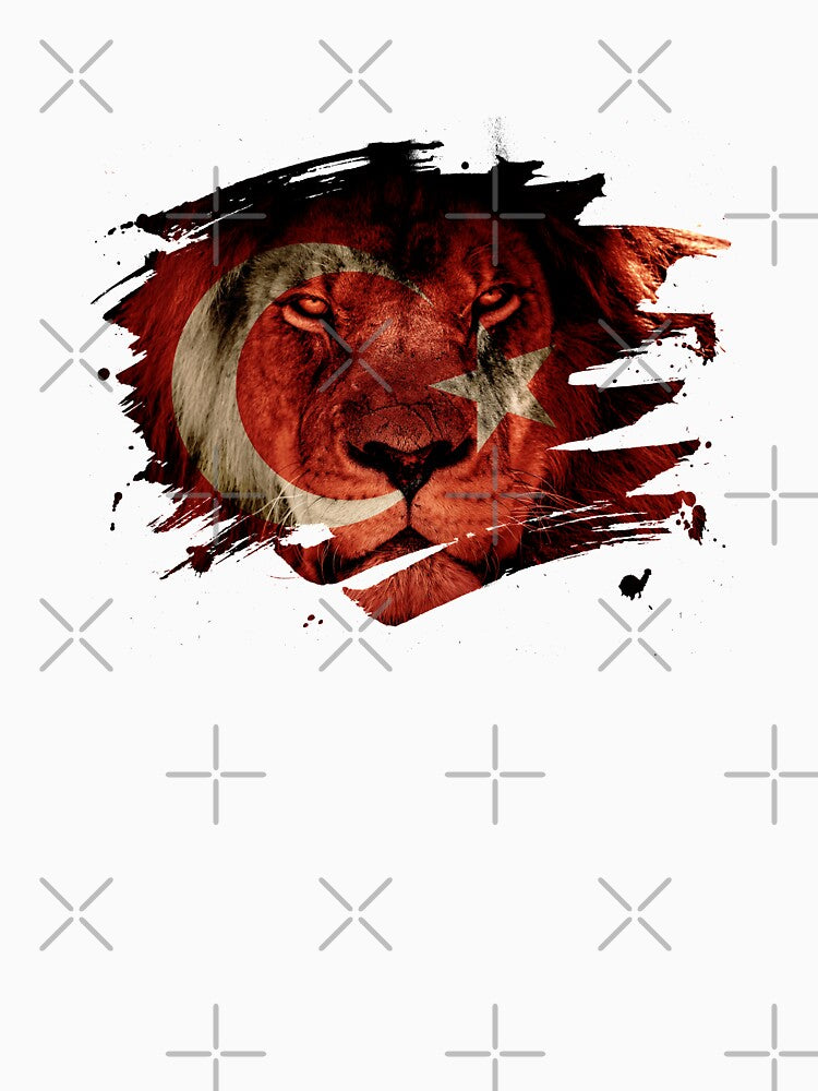 Turkey Flag & African Lion Picture by ockshirts