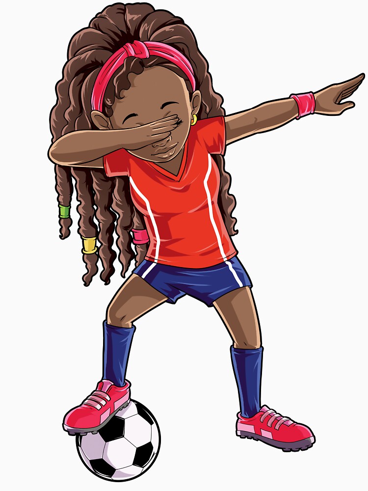 Soccer Dabbing Girl Dab Dance T shirt Funny Football Tee by LiqueGifts