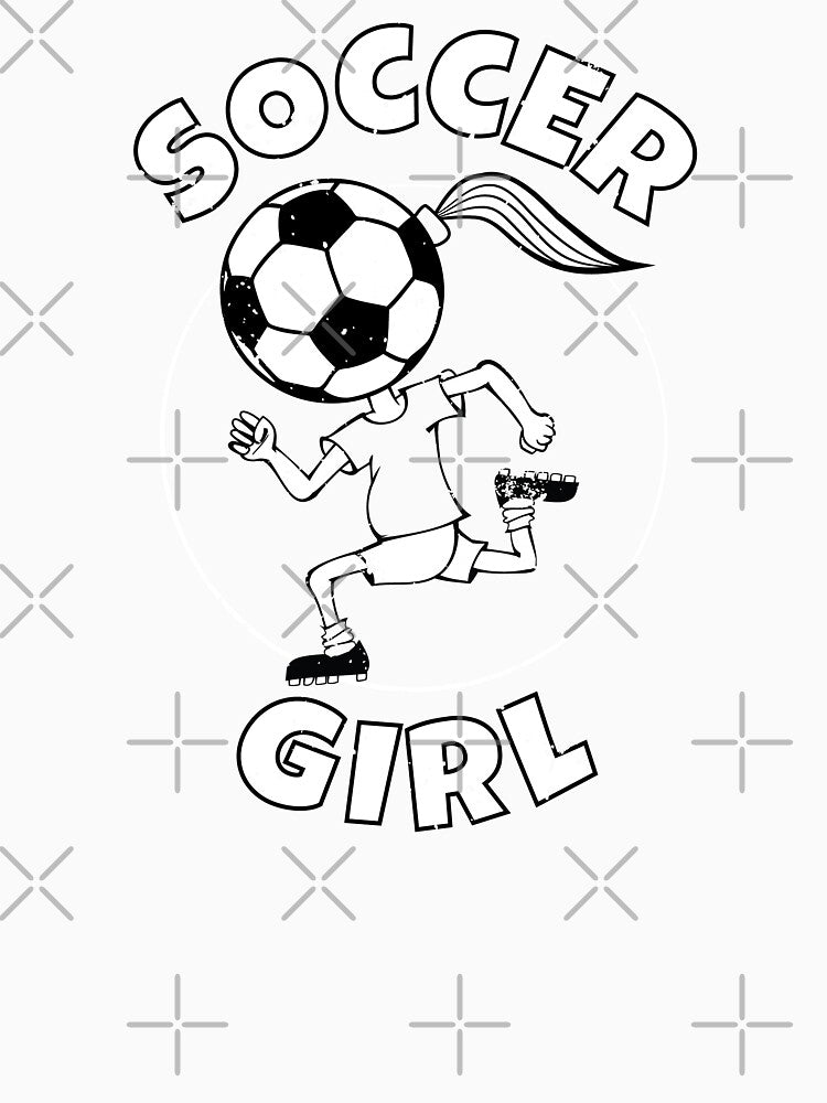 Soccer Girl Gift by oberdoofus