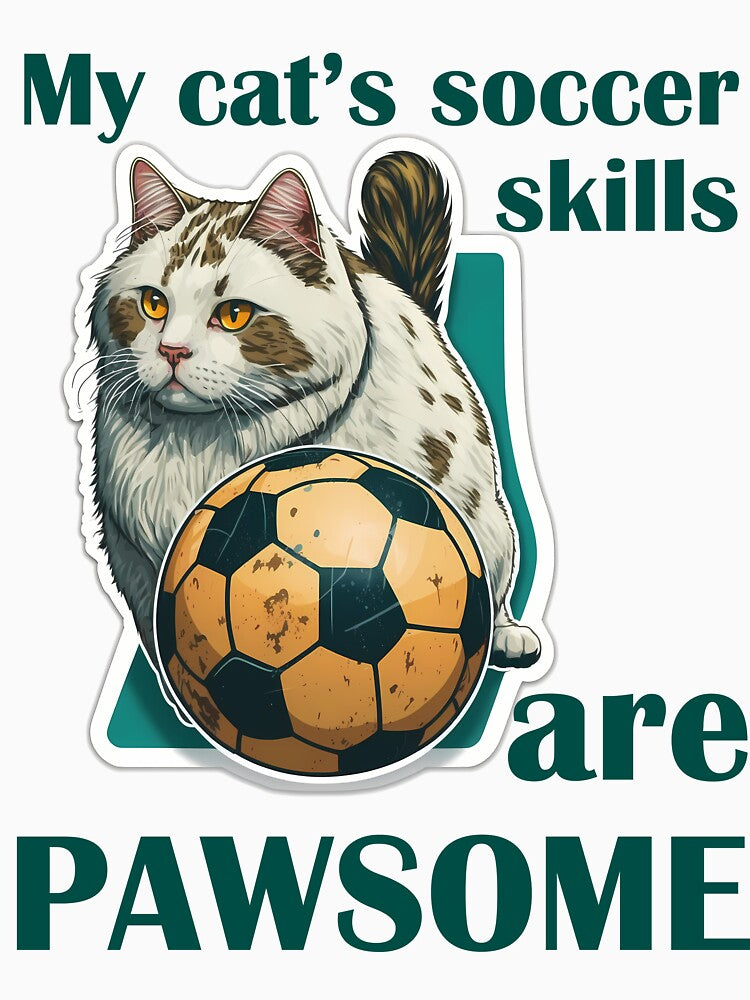My Cat's Soccer Skills Are PAWSOME by cjunqueira