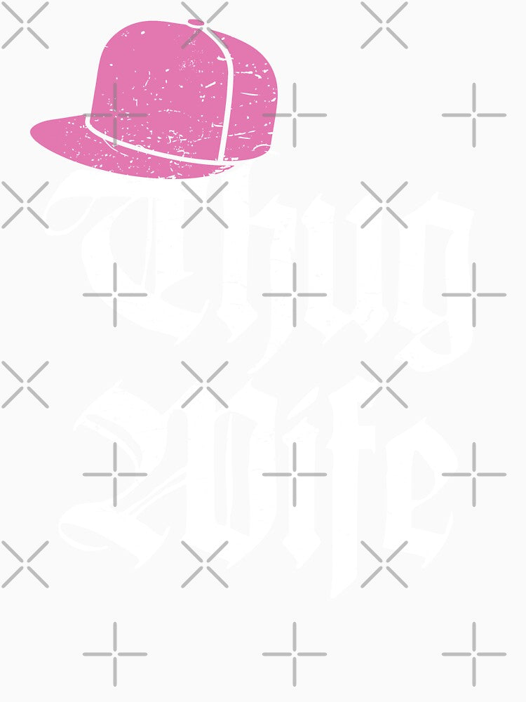 Thug Wife Funny Gangster hat Fiance Married T-shirt by alltheprints