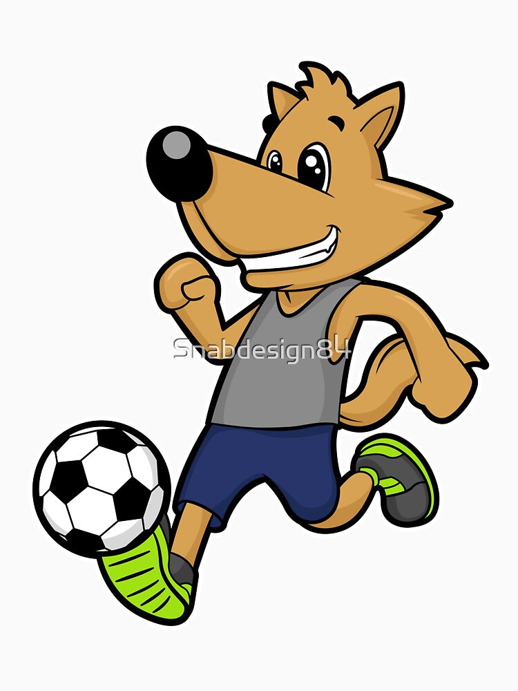 Dog as Soccer player at Soccer by Snabdesign84