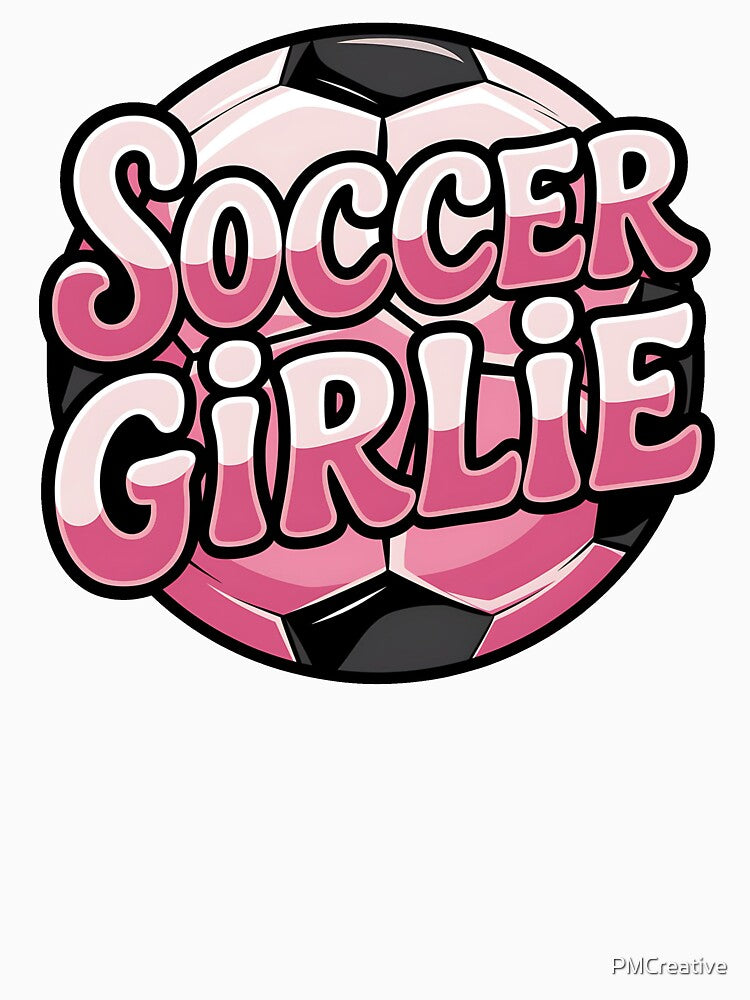 Soccer Girlie! Pink Soccer Ball by PMCreative