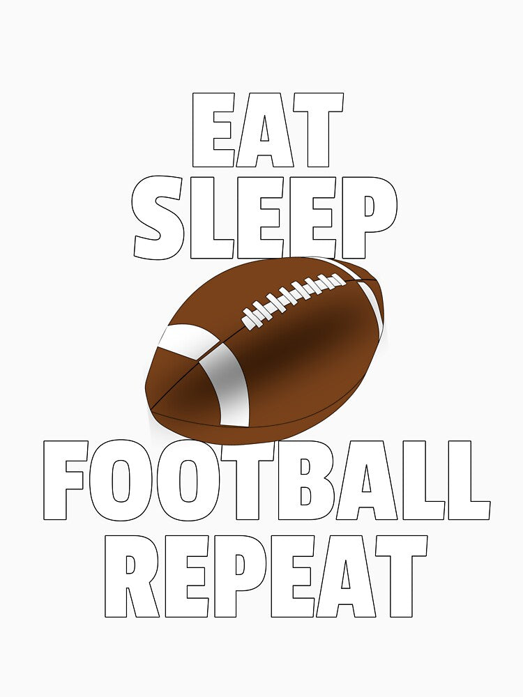 Eat Sleep Football Repeat by Georgiodaccache