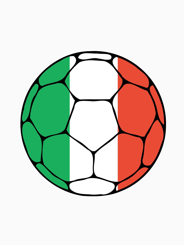 Italy Flag Soccer Ball by ehgraphics15
