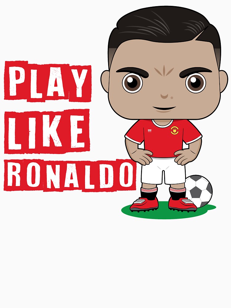 Cute Play like Ronaldo football soccer design by essjaydesigns