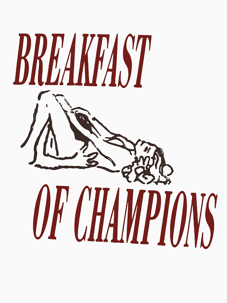 Breakfast of Champions Shirt, Funny Men by sawczy-shop