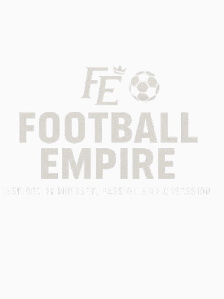 FOOTBALL EMPIRE | Motivational Soccer Graphic Logo for Dark Apparel by Football Empire