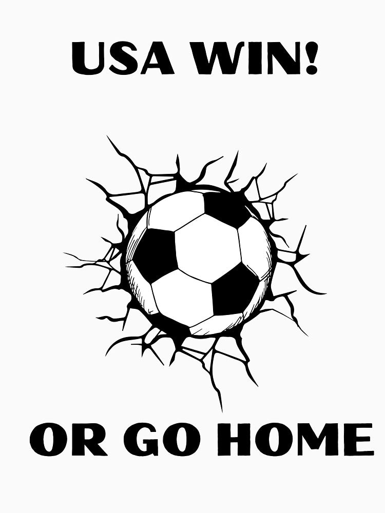 USA Win Or Go Home Soccer Representation Design by netdota