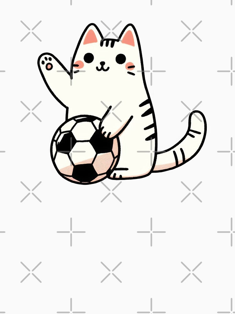Cat Soccer Love Soccer by VerveVerseBoo
