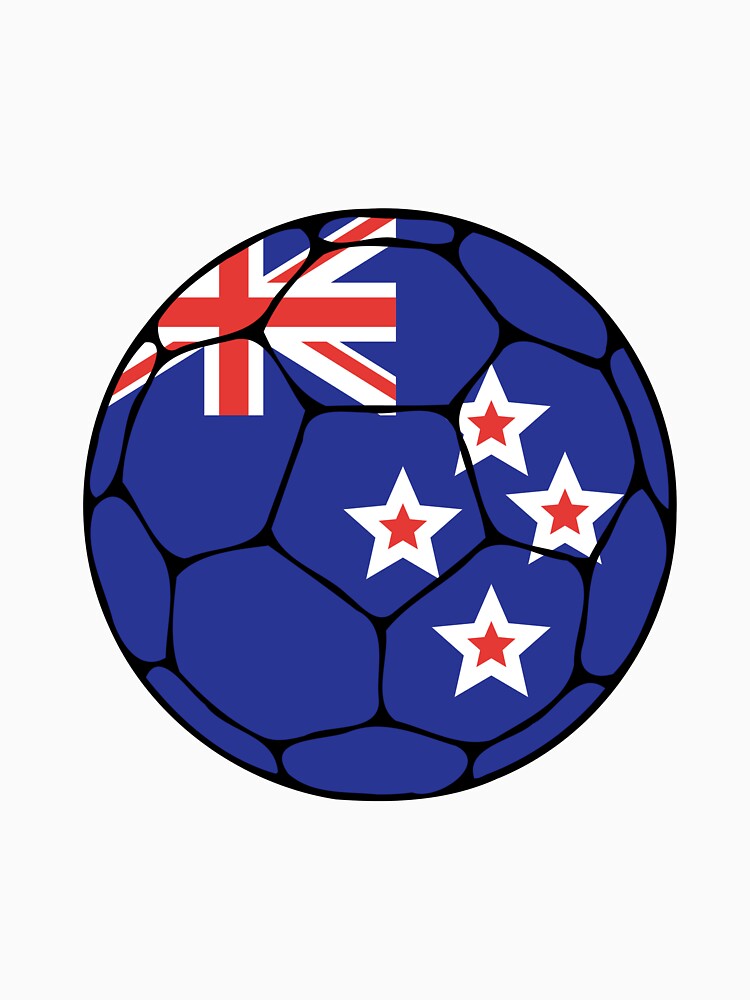 New Zealand Flag Soccer Ball by ehgraphics15