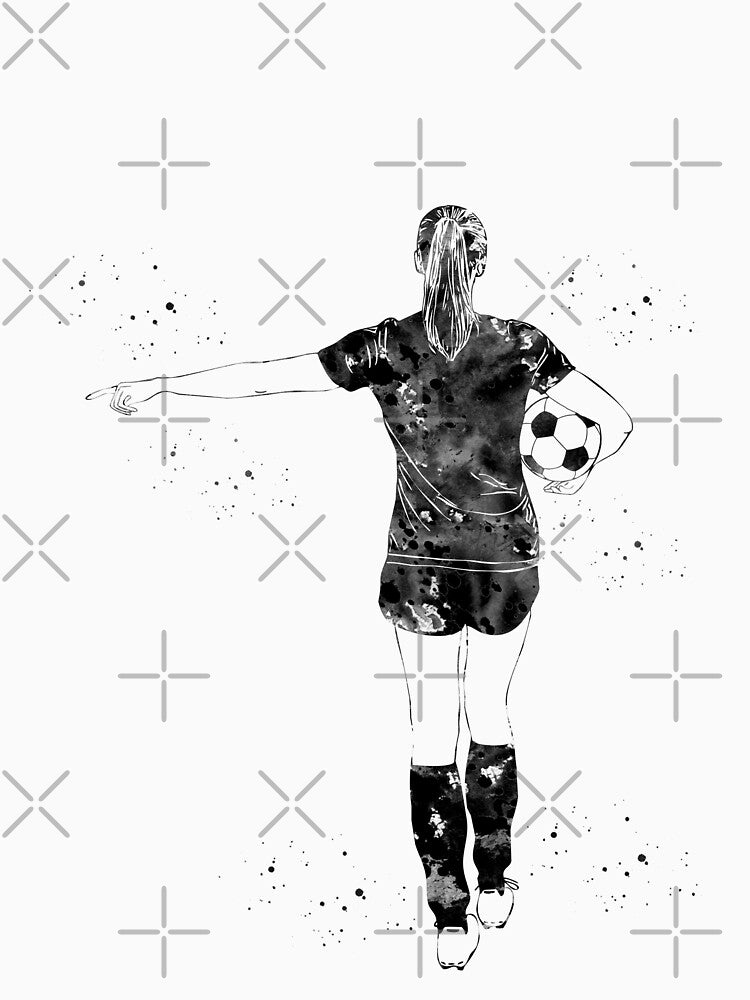 Soccer Player Girl by Liededrom.