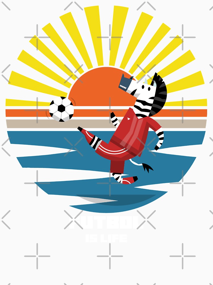 Futbol Is Life Zebra Soccer Super Star by TheWildFlix