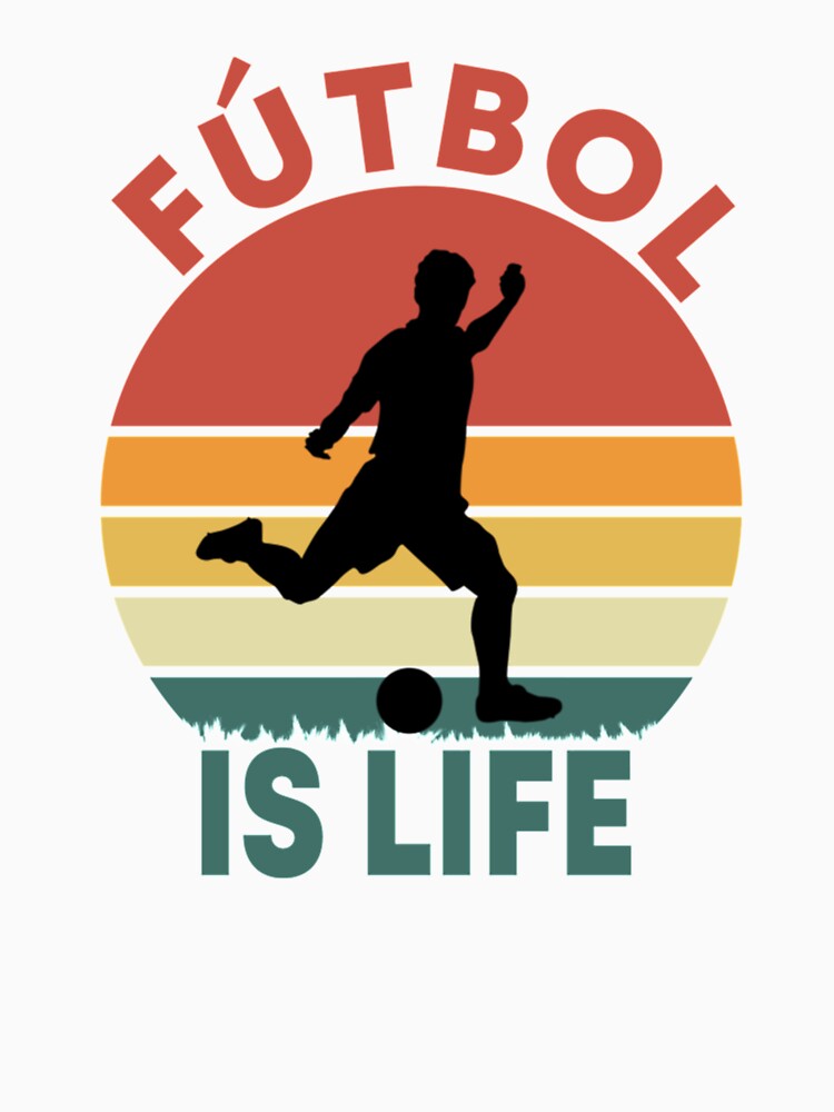 Futbol Is Life Retro Vintage by KatieInBay
