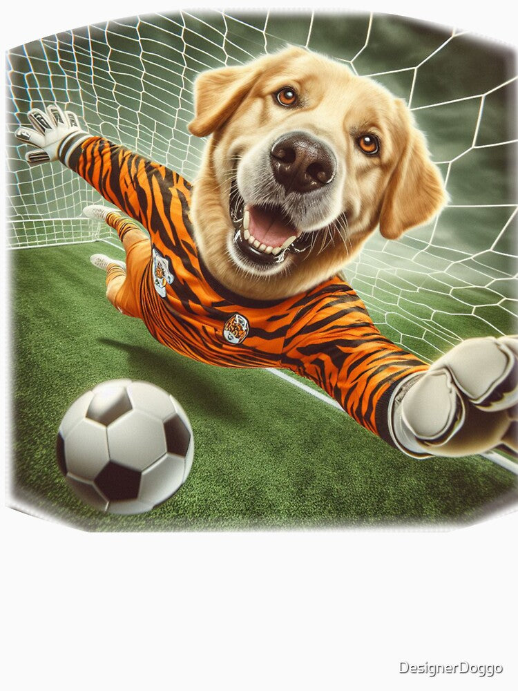 Golden Goalie Doggo by DesignerDoggo