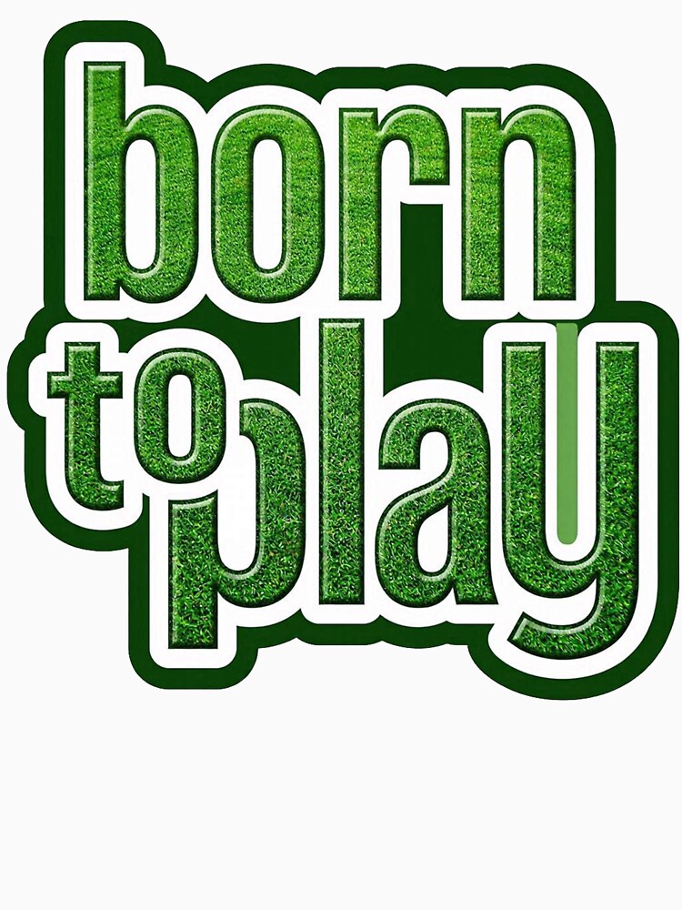 Born To Play Soccer Typography Sticker by ckartes100