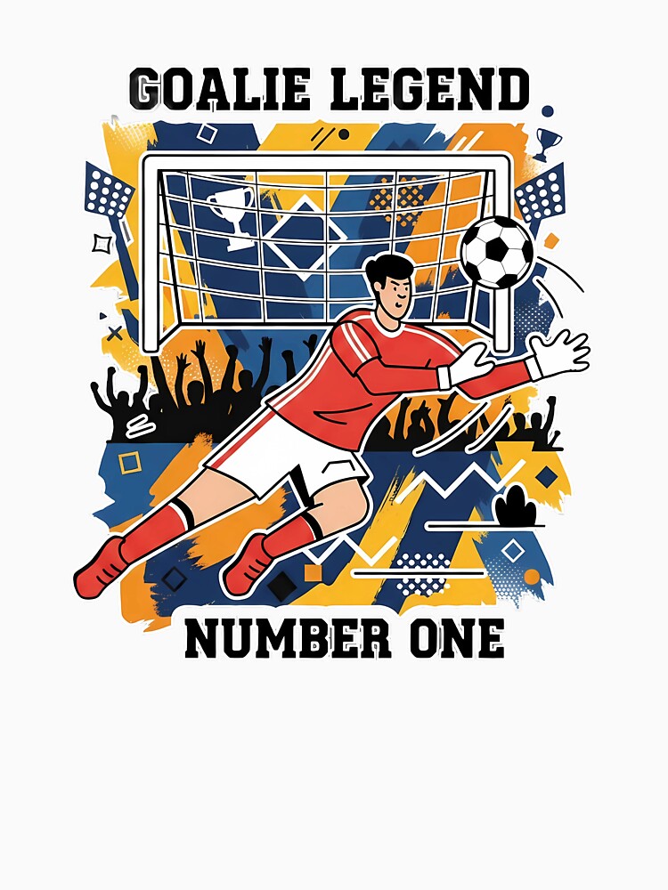 Goalie Legend Number One Soccer Goalkeeper Legend by ArtdesignsA