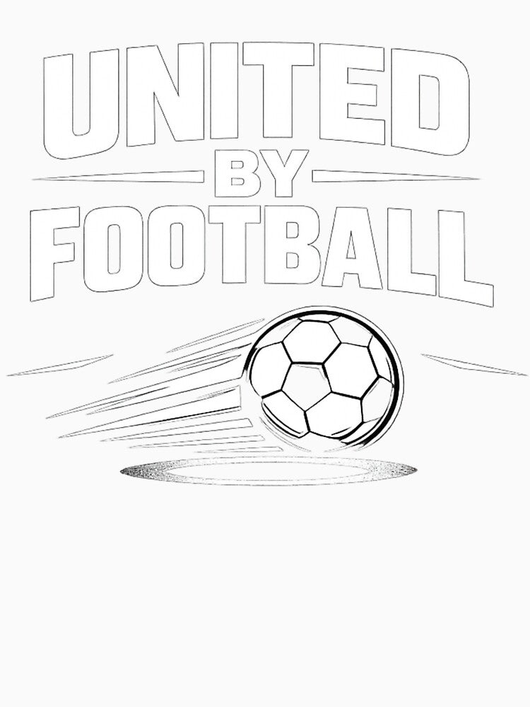 United By Football Fan T-Shirt by Black Signal