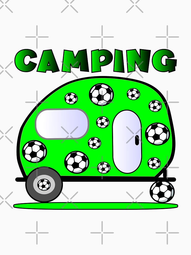 Camping Football by minimalartstory
