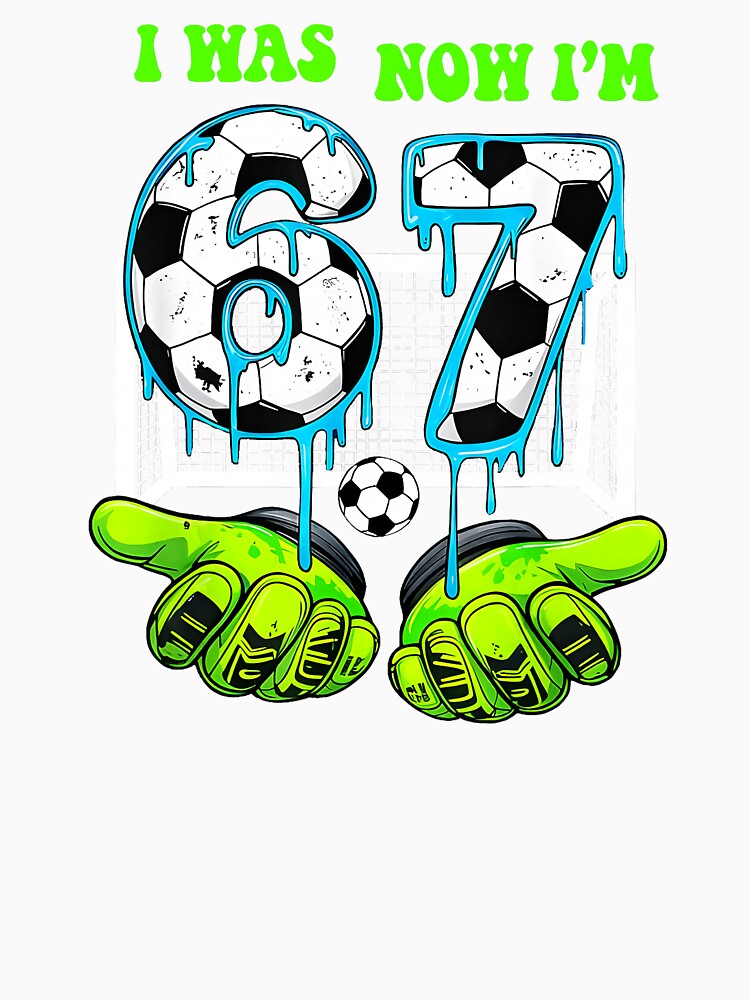 I Was 6 Now I’m 7 Soccer Birthday Boy Funny by gladysenglish