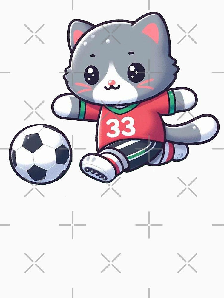 Football/Soccer cat by Vkinsify