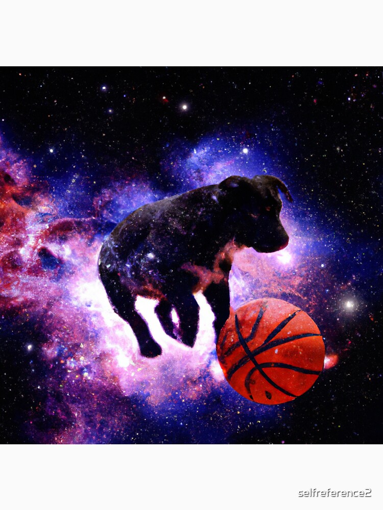 Space Dog Basketball by selfreference2