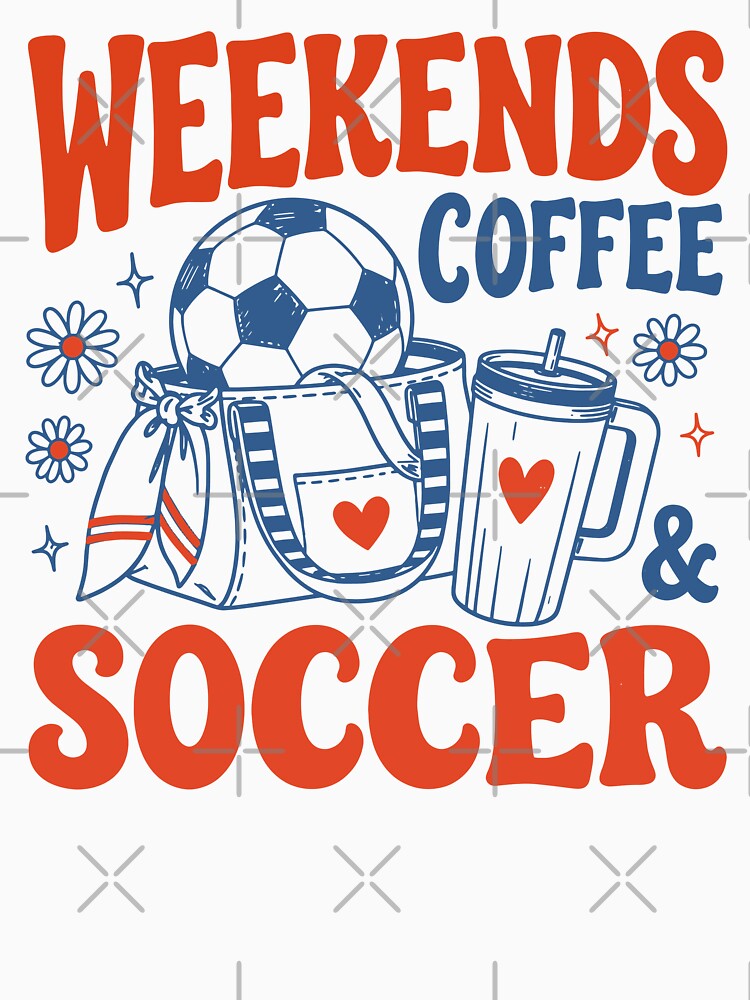 Weekends Coffee And Soccer - Sports Mom Coffee Lover Gift by gunaone-design