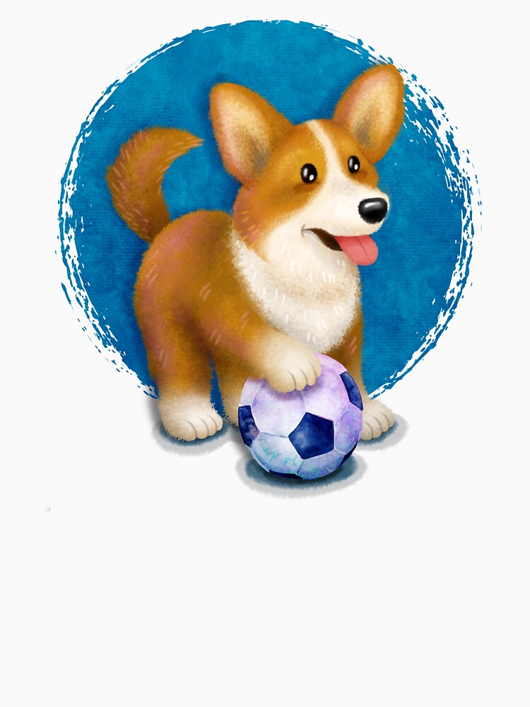 Corgi Football Player by -DearTreehouse-
