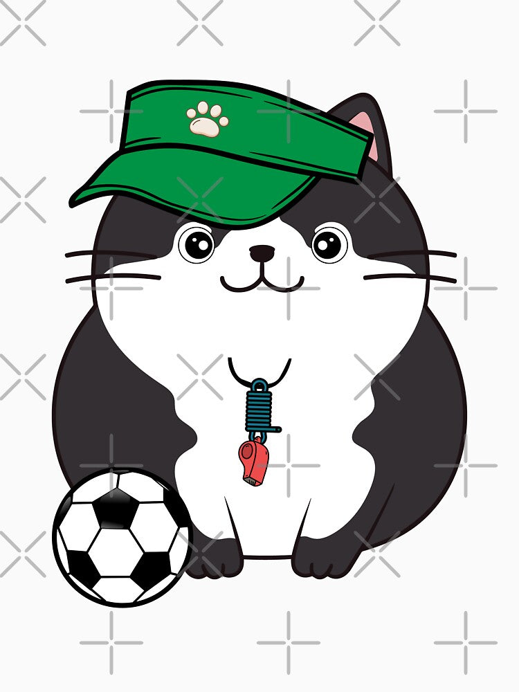 Soccer Player Fat Cat by Pet Station