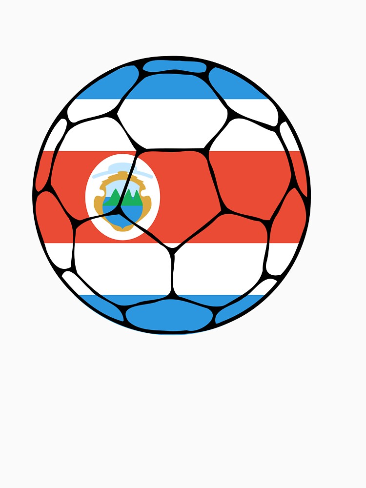 Costa Rica Soccer Ball by ehgraphics15