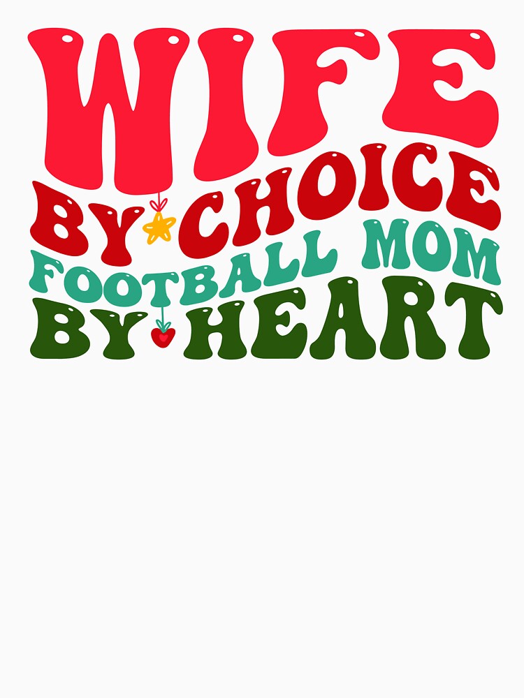 Wife Football Mom Christmas Xmas Funny Groovy by aymanehammi