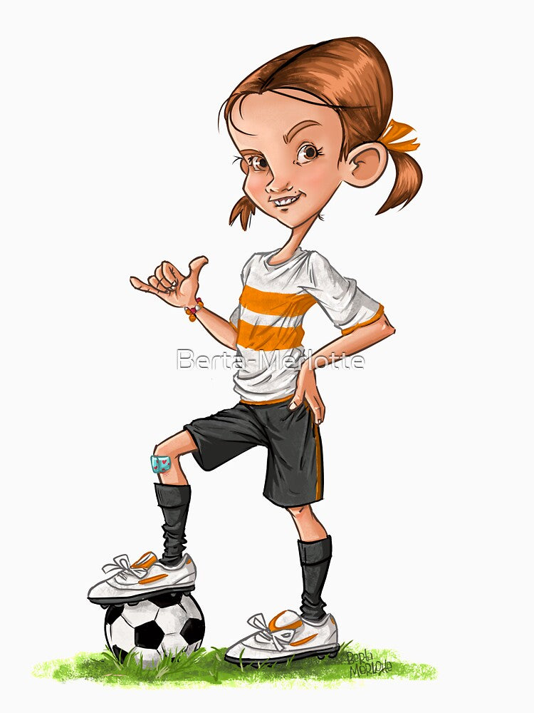 Soccer girl by Berta-Merlotte