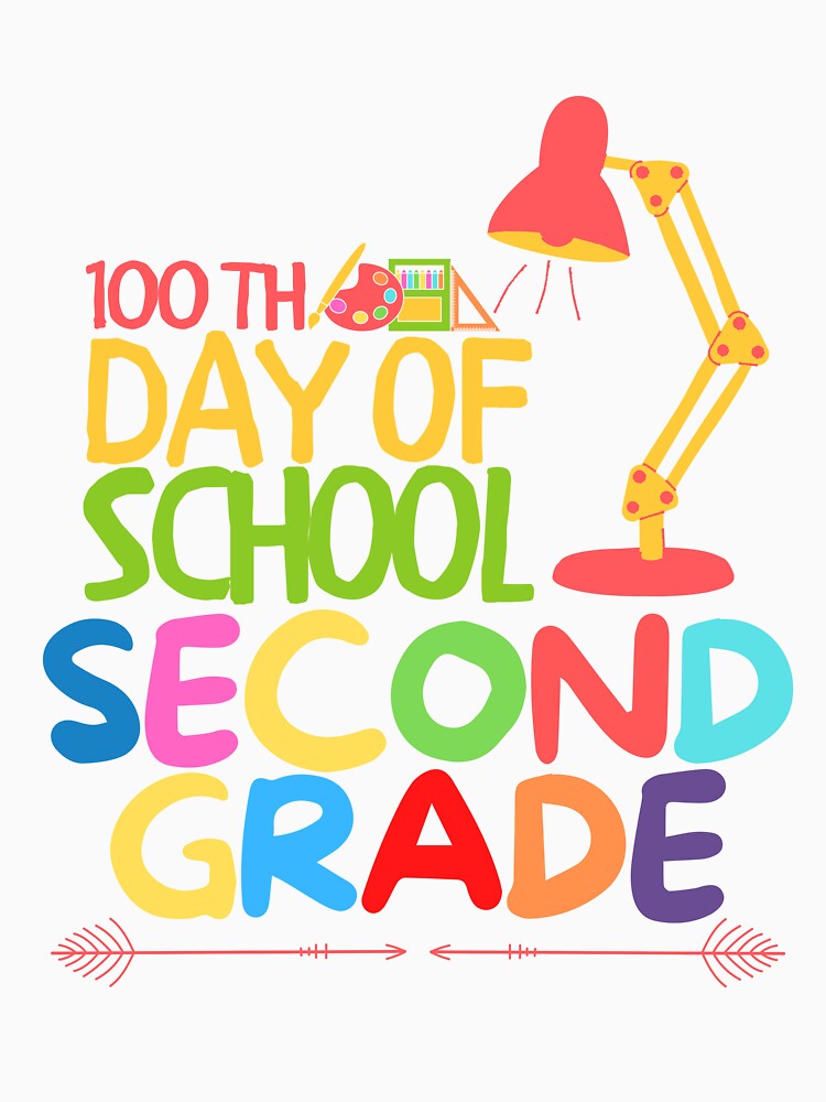 100th day of school Second grade , funny quote by Thecitiesstore
