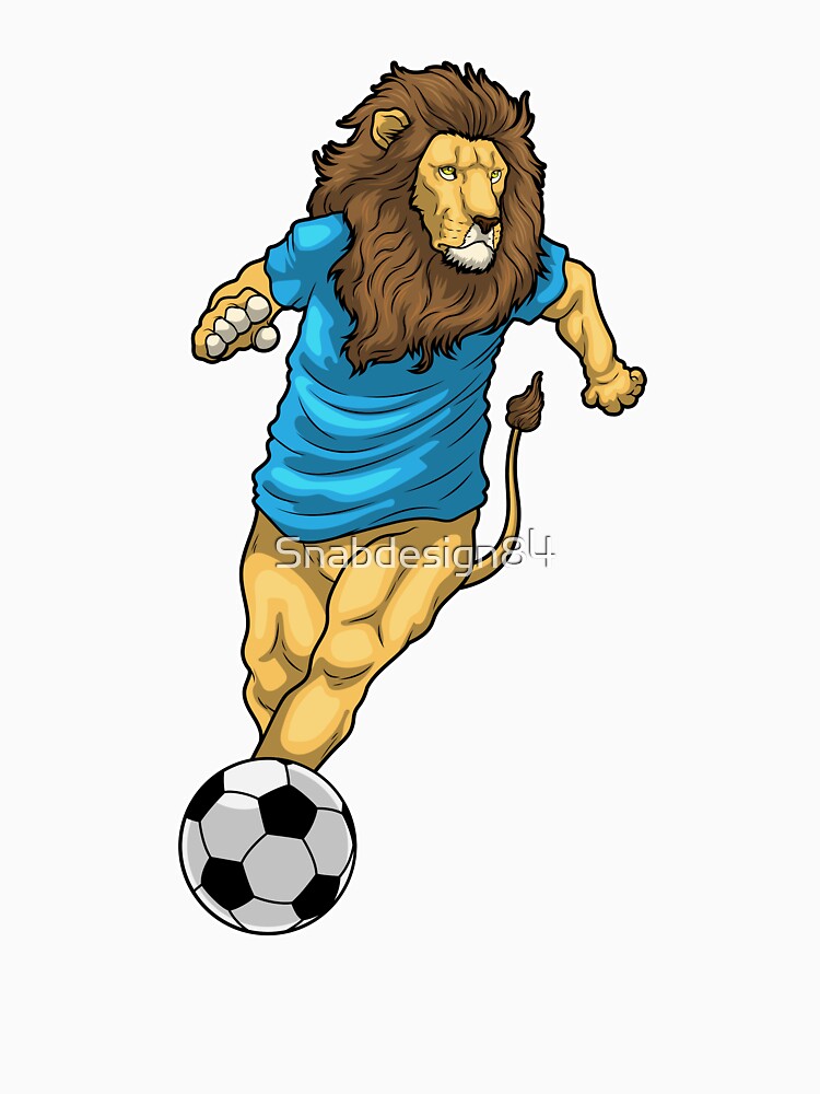 Lion Soccer player Soccer by Snabdesign84