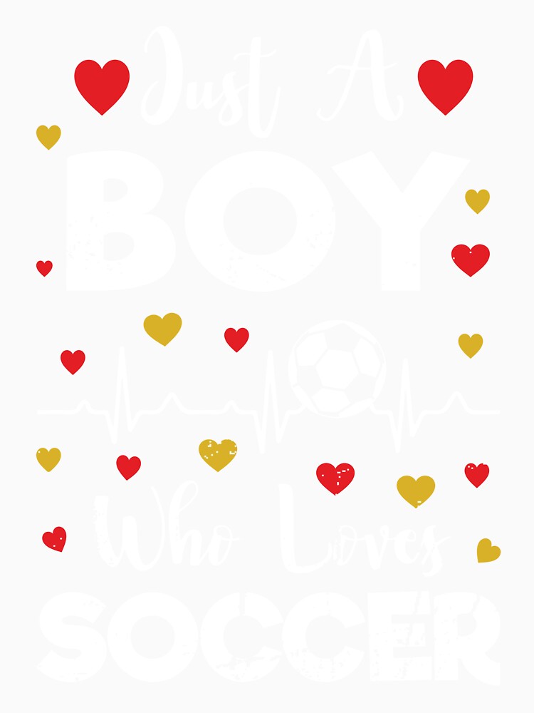 Just a Boy who Loves Soccer - Soccer Lover Soccer Player by Adexyl