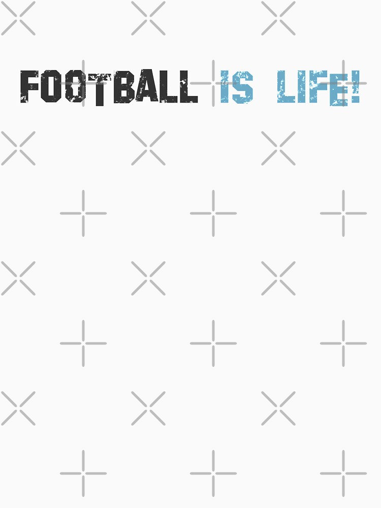 Football is life! Light blue! by Painatus