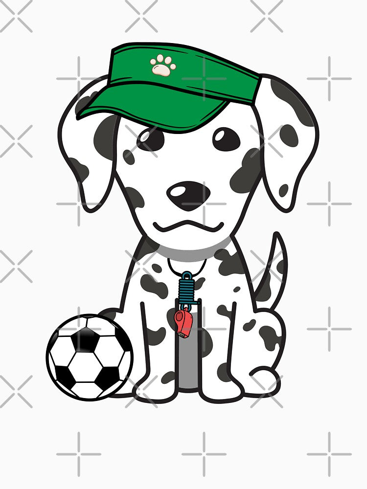 Soccer Player Dalmatian by Pet Station