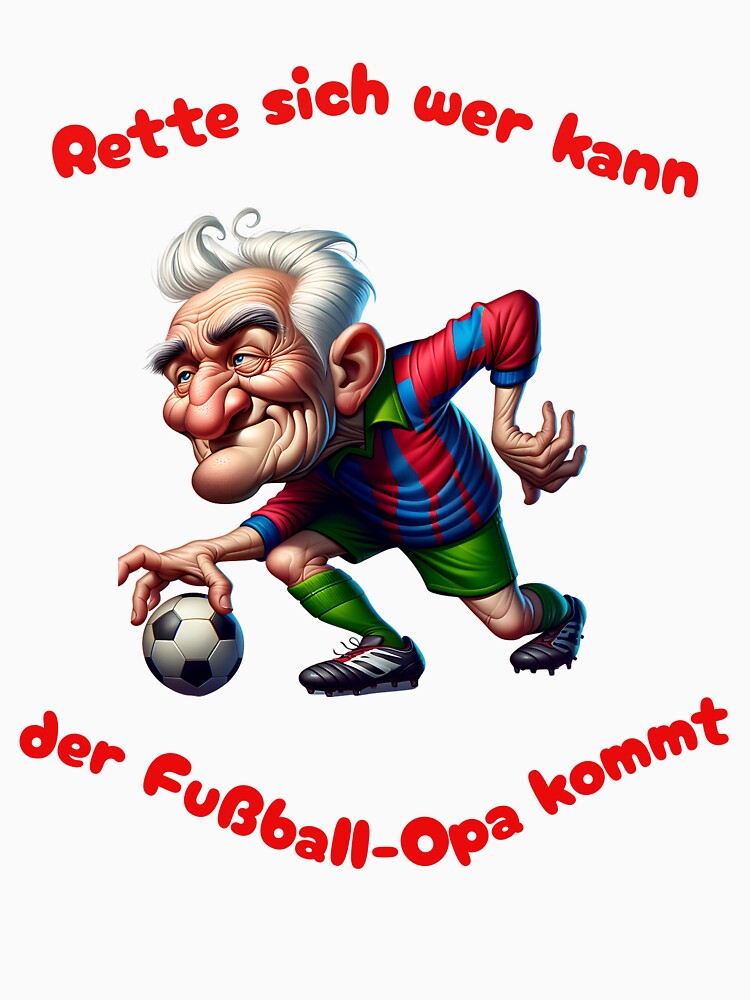 Grandpa plays football by HerbertFlenner