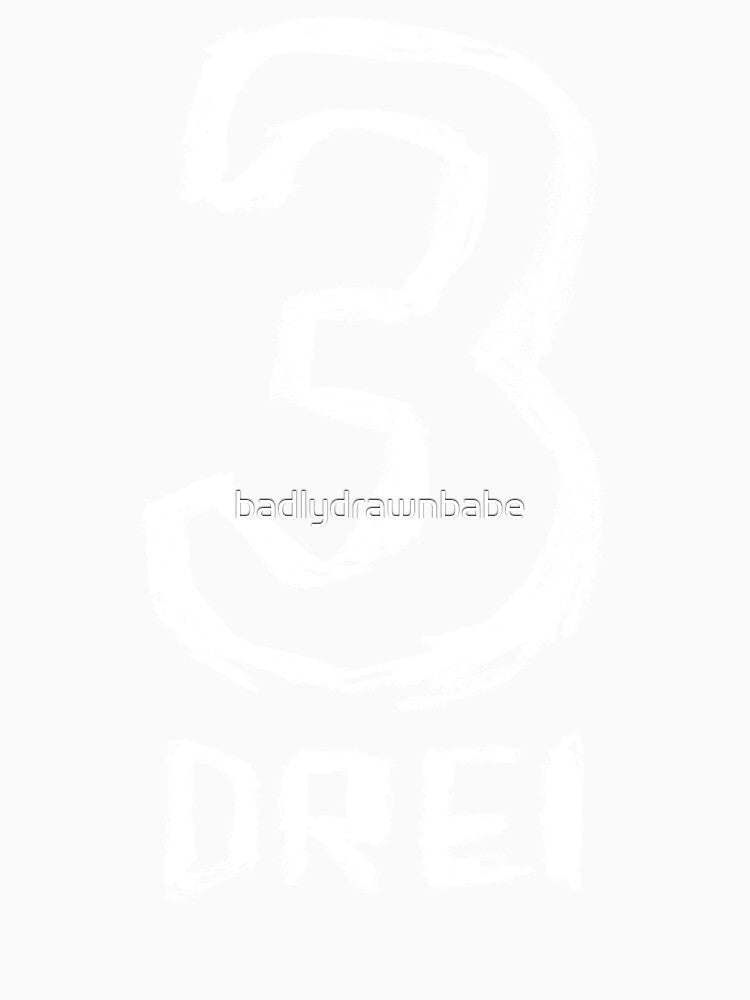 Number Three in German, Number 3 by badlydrawnbabe