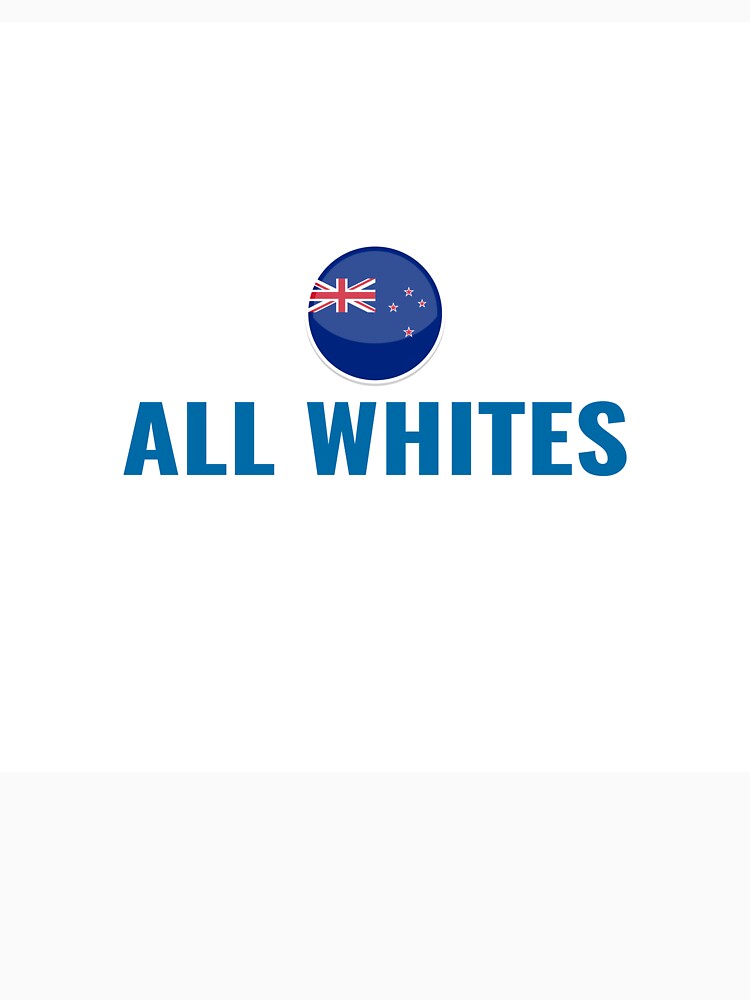 ALL WHITES Shirt – New Zealand Soccer Fan Tee | Uncle Jichuan by Uncle-Jichuan