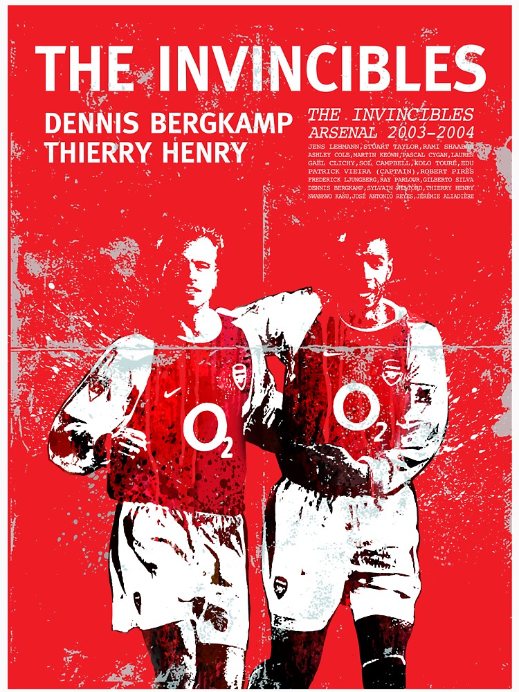 Thierry henry /  Dennis bergkamp / the invincibles by designwowow