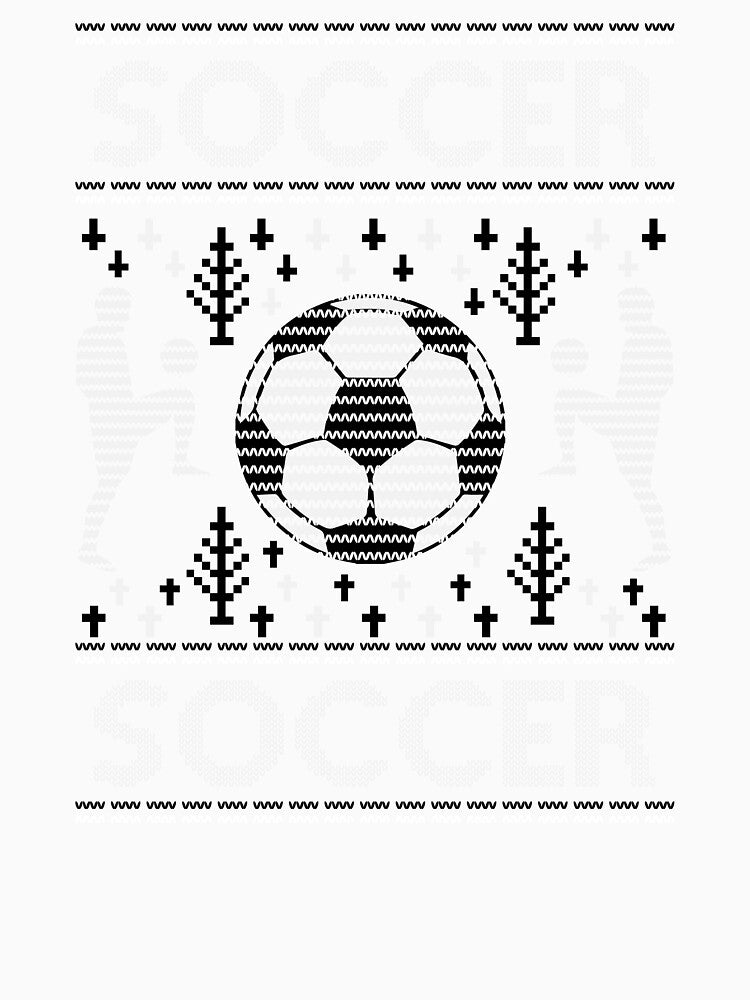Ugly Christmas product Soccer For A Kid Even Boy or Man print by AYDreamers
