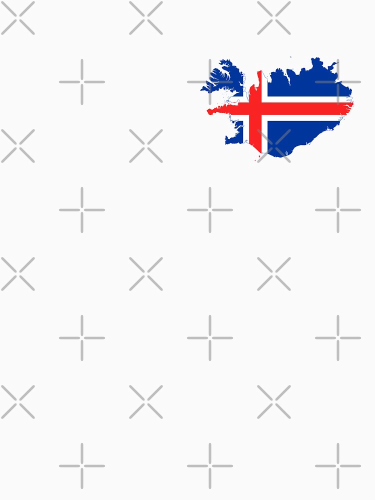 Flag Map of Iceland by DreamBrushy