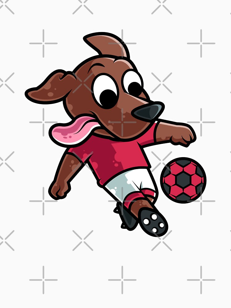Dog Football Game Day Funny Team Sports Soccer graphic by theodoros20