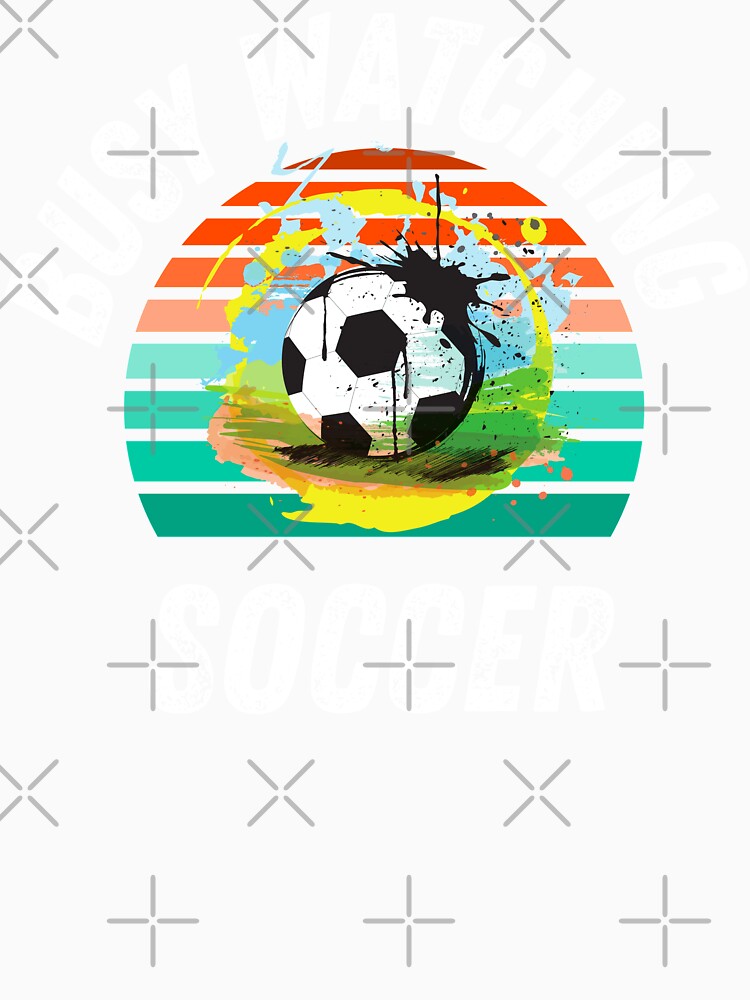 Busy Watching Soccer Artistic Splash Novelty Gift by Marathon-Runner