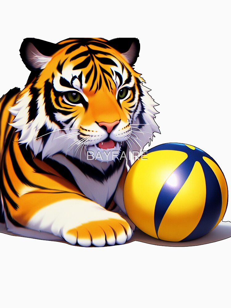 Tiger Holding Ball by BAYFAIRE
