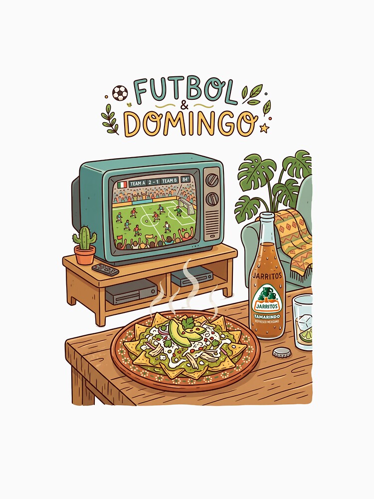 Futbol Y Domingo Lazy Mexican Matchday Brunch Gift by PictoVibe