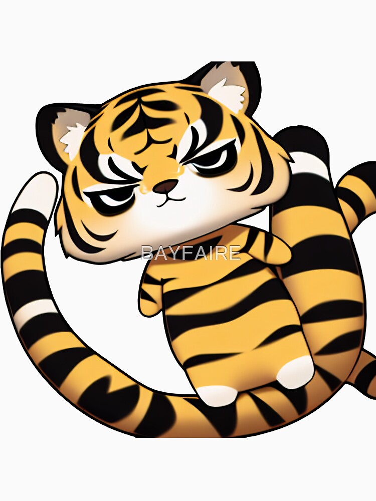 Serious Chibi Tiger by BAYFAIRE